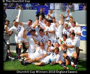 Churchill Cup 2010 Winners England Saxons